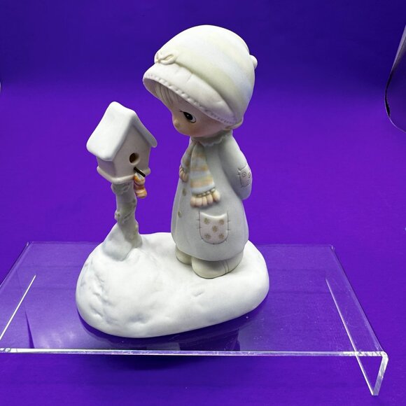 Precious Moments Figure "Blessing From My House To Yours" E-0503 1983 Christmas - Picture 1 of 6